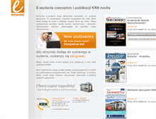 Tablet Screenshot of e-wydania.krnmedia.pl